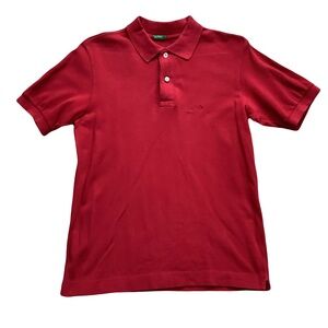 Vintage UNITED COLORS OF BENETTON Red Polo Shirt